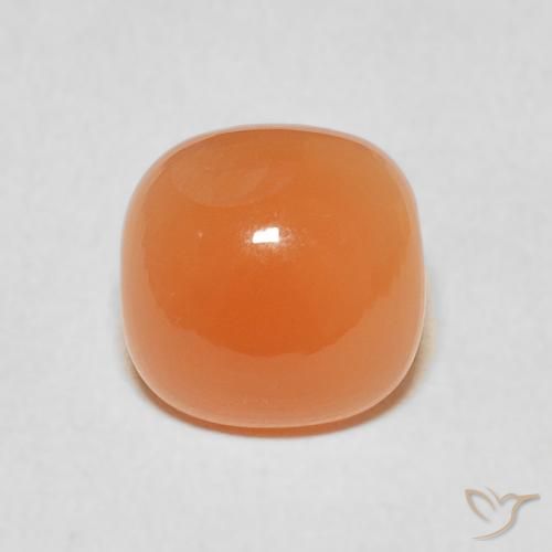 1.91ct Natural Peach Orange Moonstone, Cushion, Translucent