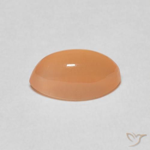 Moonstone Gemstone in 10.2 x 5.5 mm Size for Sale, Moonstone Stone in Medium Light-Orange Color