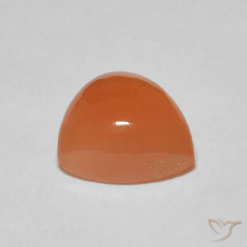 Moonstone Gemstone in 8 x 8 mm (calibrated) Size for Sale, Moonstone Stone in Reddish Orange Color