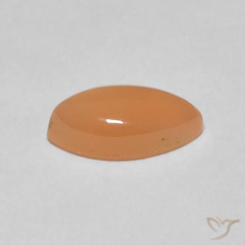 Moonstone Gemstone in 10 x 5 mm (calibrated) Size for Sale, Moonstone Stone in Medium Light-Orange Color