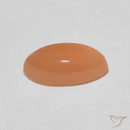 Moonstone Gemstone in 10.2 x 5.4 mm Size for Sale, Moonstone Stone in Medium Light-Orange Color