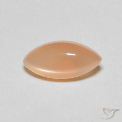 1.16ct Natural Peach Orange Moonstone, Marquise, Translucent
