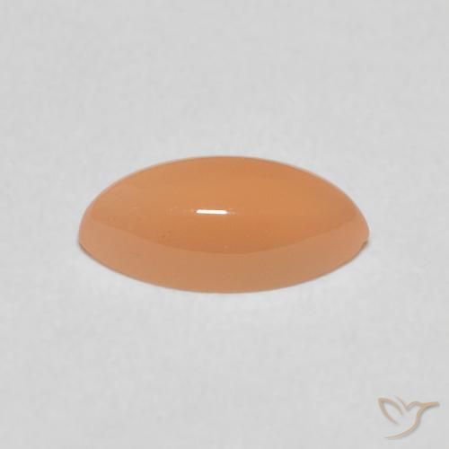 Moonstone Gemstone in 10 x 5 mm (calibrated) Size for Sale, Moonstone Stone in Peach Orange Color