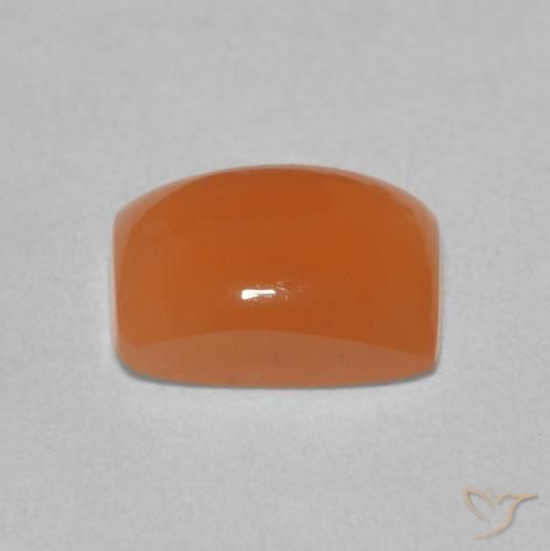 Moonstone Gemstone in 9 x 7 mm (calibrated) Size for Sale, Moonstone Stone in Light Orange Color