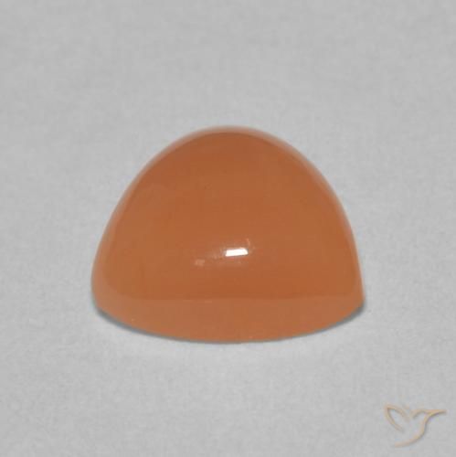 Moonstone Gemstone in 7.9 x 7.6 mm Size for Sale, Moonstone Stone in Light Orange Color