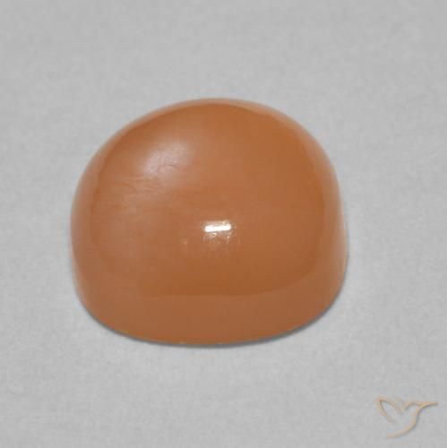 Moonstone Gemstone in 8 x 8 mm (calibrated) Size for Sale, Moonstone Stone in Light Orange Color