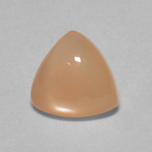 1.45ct Natural Medium Light-Orange Moonstone, Trillion, Translucent, Photo A