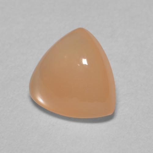 1.45 ct Orange Moonstone Stone, Natural Moonstone in Trillion Cabochon Shape for Sale