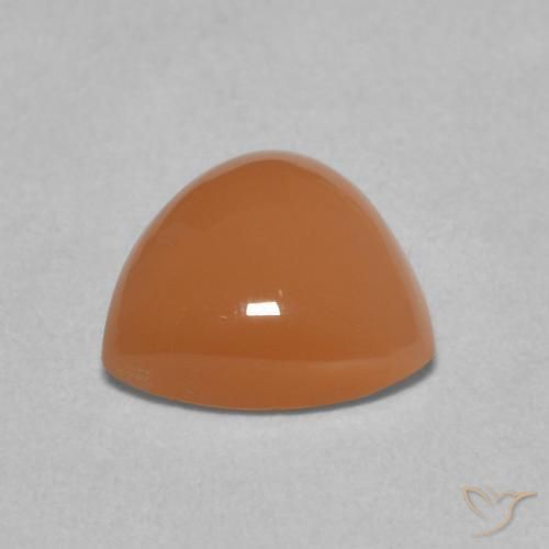 Moonstone Gemstone in 8 x 8 mm (calibrated) Size for Sale, Moonstone Stone in Deep Orange Color