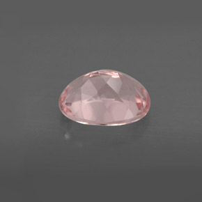 Morganite Gemstone in 9 x 7 mm (calibrated) Size for Sale, Morganite Stone in Light Pink Color