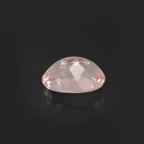 Morganite Gemstone in 9 x 7 mm (calibrated) Size for Sale, Morganite Stone in Light Pink Color