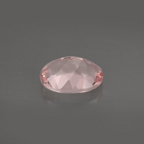 Morganite Gemstone in 9 x 7 mm (calibrated) Size for Sale, Morganite Stone in Light Pink Color