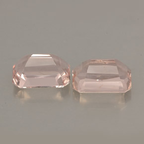 Morganite Gemstone in 8.6 x 6 mm Size for Sale, Morganite Stone in Light Pink Color