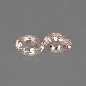 1.40 ct Pink Morganite Stone, Natural Morganite in Oval Facet Shape for Sale