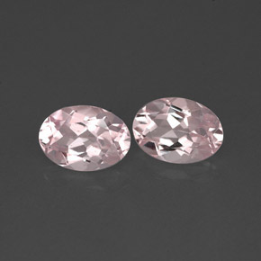 1.50 ct Pink Morganite Stone, Natural Morganite in Oval Facet Shape for Sale