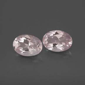 1.40 ct Pink Morganite Stone, Natural Morganite in Oval Facet Shape for Sale