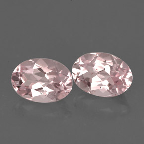 1.51 ct Pink Morganite Stone, Natural Morganite in Oval Facet Shape for Sale