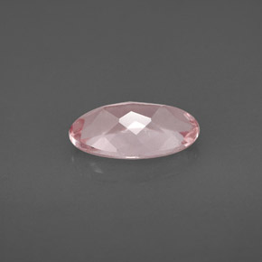 Morganite Gemstone in 10.2 x 6 mm Size for Sale, Morganite Stone in Light Pink Color