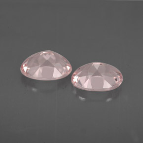 Morganite Gemstone in 8 x 6 mm (calibrated) Size for Sale, Morganite Stone in Light Pink Color