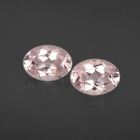 1.48 ct Pink Morganite Gemstone, Morganite Gem in Oval Facet Shape for Sale.