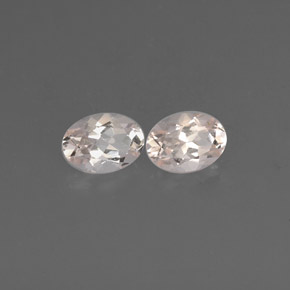 1.42 ct Pink Morganite Stone, Natural Morganite in Oval Facet Shape for Sale