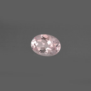0.72 ct Pink Morganite Stone, Natural Morganite in Oval Facet Shape for Sale