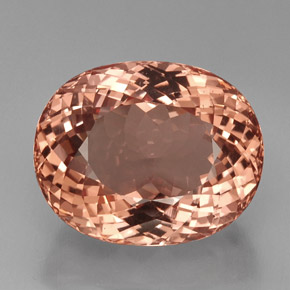 38.50 ct Pink Morganite Gemstone, Morganite Gem in Oval Portuguese-Cut Shape for Sale.