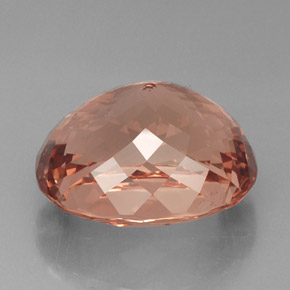Morganite Gemstone in 23 x 18.5 mm Size for Sale, Morganite Stone in Salmon Color