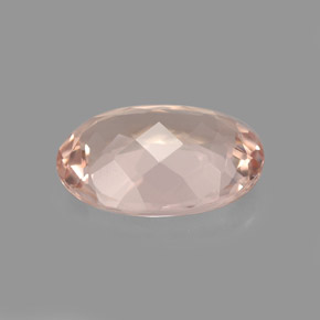 Morganite Gemstone in 12.1 x 9 mm Size for Sale, Morganite Stone in Light Pink Color