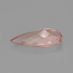 Morganite Gemstone in 15.9 x 7.1 mm Size for Sale, Morganite Stone in Light Pink Color