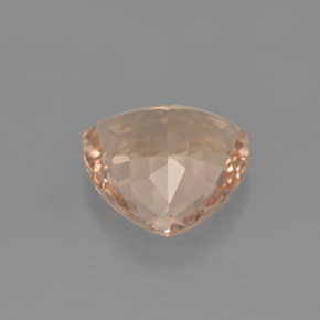 Morganite Gemstone in 8.6 x 8.4 mm Size for Sale, Morganite Stone in Salmon Color