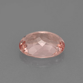 Morganite Gemstone in 8.9 x 6.6 mm Size for Sale, Morganite Stone in Light Pink Color