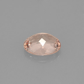 Morganite Gemstone in 8.4 x 6.7 mm Size for Sale, Morganite Stone in Light Pink Color
