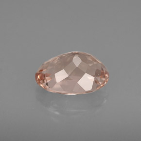 Morganite Gemstone in 8.8 x 6.5 mm Size for Sale, Morganite Stone in Light Pink Color