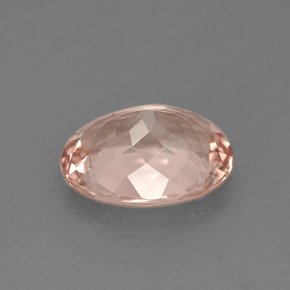 Morganite Gemstone in 9.6 x 7.2 mm Size for Sale, Morganite Stone in Light Pink Color