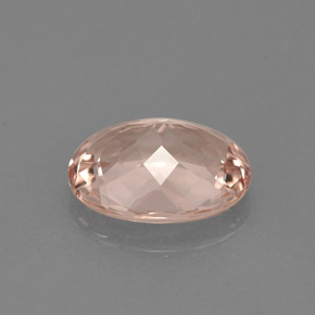 Morganite Gemstone in 9 x 7 mm (calibrated) Size for Sale, Morganite Stone in Light Pink Color