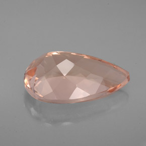 Morganite Gemstone in 14 x 9 mm (calibrated) Size for Sale, Morganite Stone in Salmon Color