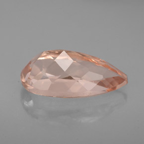 Morganite Gemstone in 13.2 x 7.3 mm Size for Sale, Morganite Stone in Salmon Color