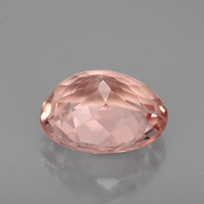 Morganite Gemstone in 9.3 x 7.8 mm Size for Sale, Morganite Stone in Salmon Color