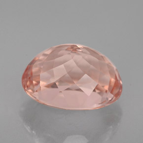 Morganite Gemstone in 10 x 8 mm (calibrated) Size for Sale, Morganite Stone in Salmon Color