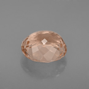 Morganite Gemstone in 9.3 x 8.4 mm Size for Sale, Morganite Stone in Salmon Color