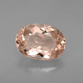 2.73 ct Pink Morganite Gemstone, Morganite Gem in Oval Facet Shape for Sale.
