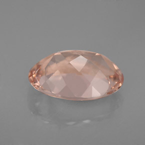 Morganite Gemstone in 11.7 x 8.2 mm Size for Sale, Morganite Stone in Salmon Color