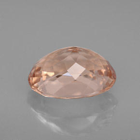Morganite Gemstone in 10.8 x 8.3 mm Size for Sale, Morganite Stone in Salmon Color