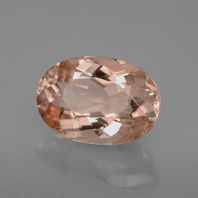 2.73 ct Pink Morganite Stone, Natural Morganite in Oval Facet Shape for Sale