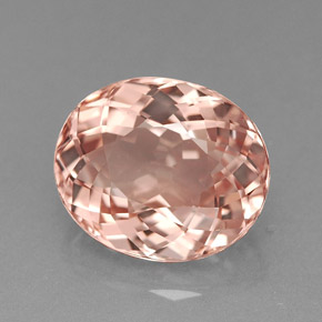 2.79 ct Pink Morganite Stone, Natural Morganite in Oval Facet Shape for Sale