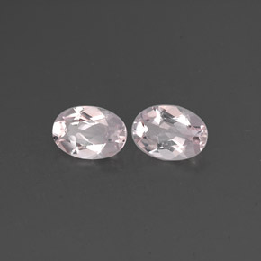 1.30 ct Pink Morganite Stone, Natural Morganite in Oval Facet Shape for Sale