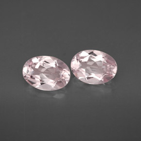 1.40 ct Pink Morganite Stone, Natural Morganite in Oval Facet Shape for Sale