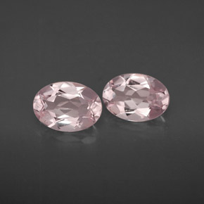 1.32 ct Pink Morganite Stone, Natural Morganite in Oval Facet Shape for Sale