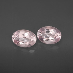 1.48 ct Pink Morganite Stone, Natural Morganite in Oval Facet Shape for Sale